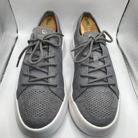 Giesswein Shoes Women's Size 10 US/41 EU Grey Merino Wool Leisure Flat Sneaker - Picture 6 of 9